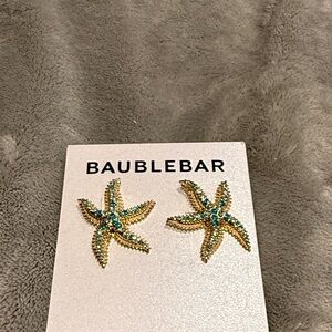 BAUBLEBAR EMBELLISHED STARFISH STUD EARRINGS NWT